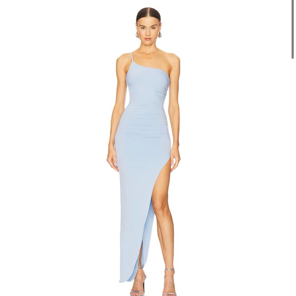 PROM DRESS: Nookie Aria One Shoulder Gown in Blue